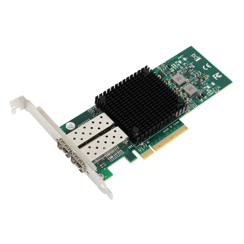 넥시 듀얼 SFP+ 10G 기가비트 PCI-E x8 서버 랜카드 NX1309