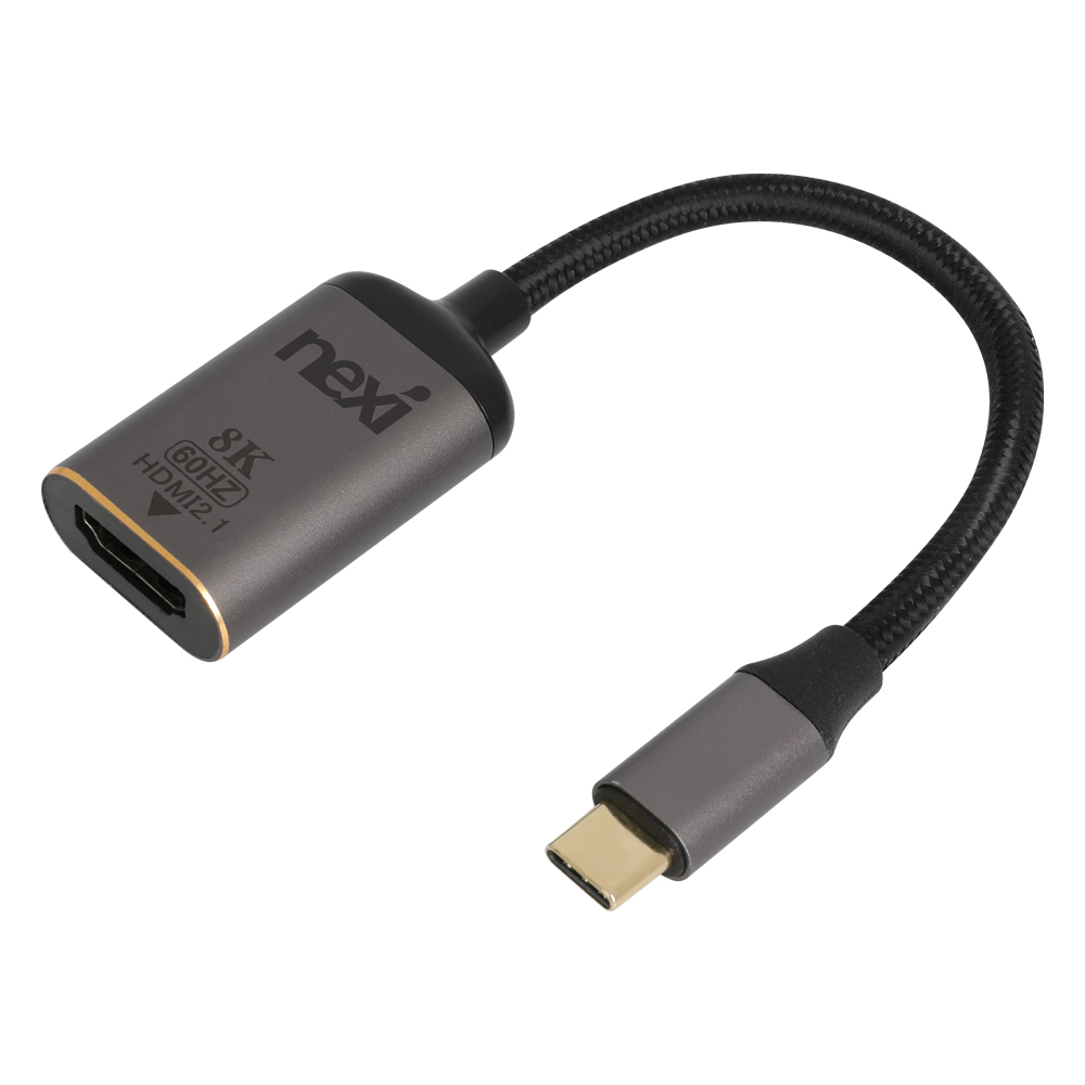 넥시 USB 3.1 C타입 to HDMI 8K 변환 컨버터 NX1335