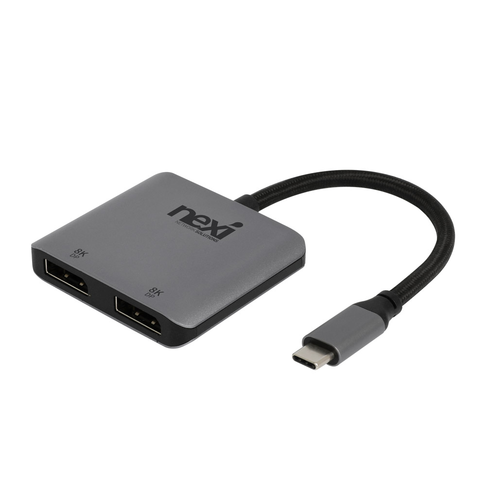 넥시 4 in 1 USB C타입 DP 멀티 도킹스테이션 NX1338