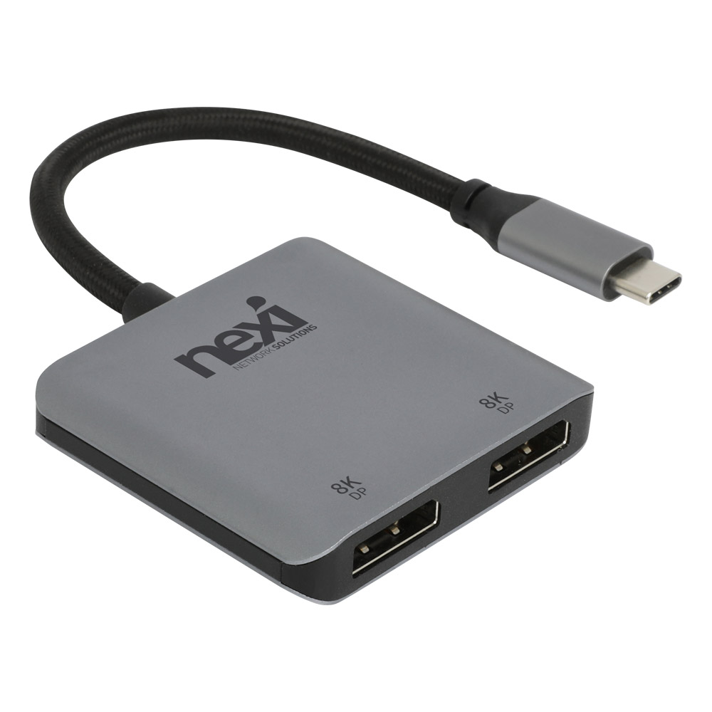 넥시 4 in 1 USB C타입 DP 멀티 도킹스테이션 NX1338