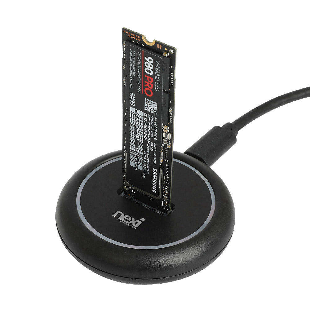 넥시 USB C타입 NVMe M.2 SSD 도킹스테이션 NGFF Gen2 독 NX1347