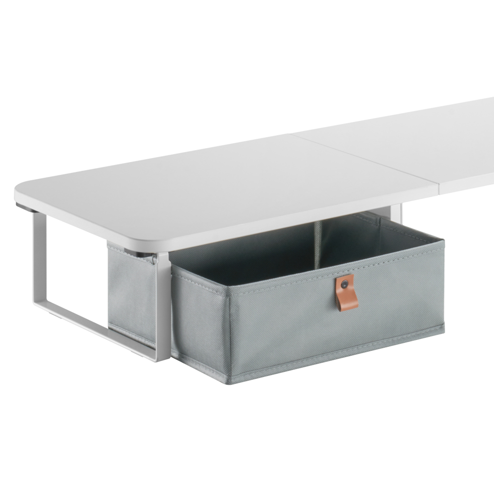 넥시 서랍형 모니터 받침대 컴퓨터 선반 거치대 NX1342