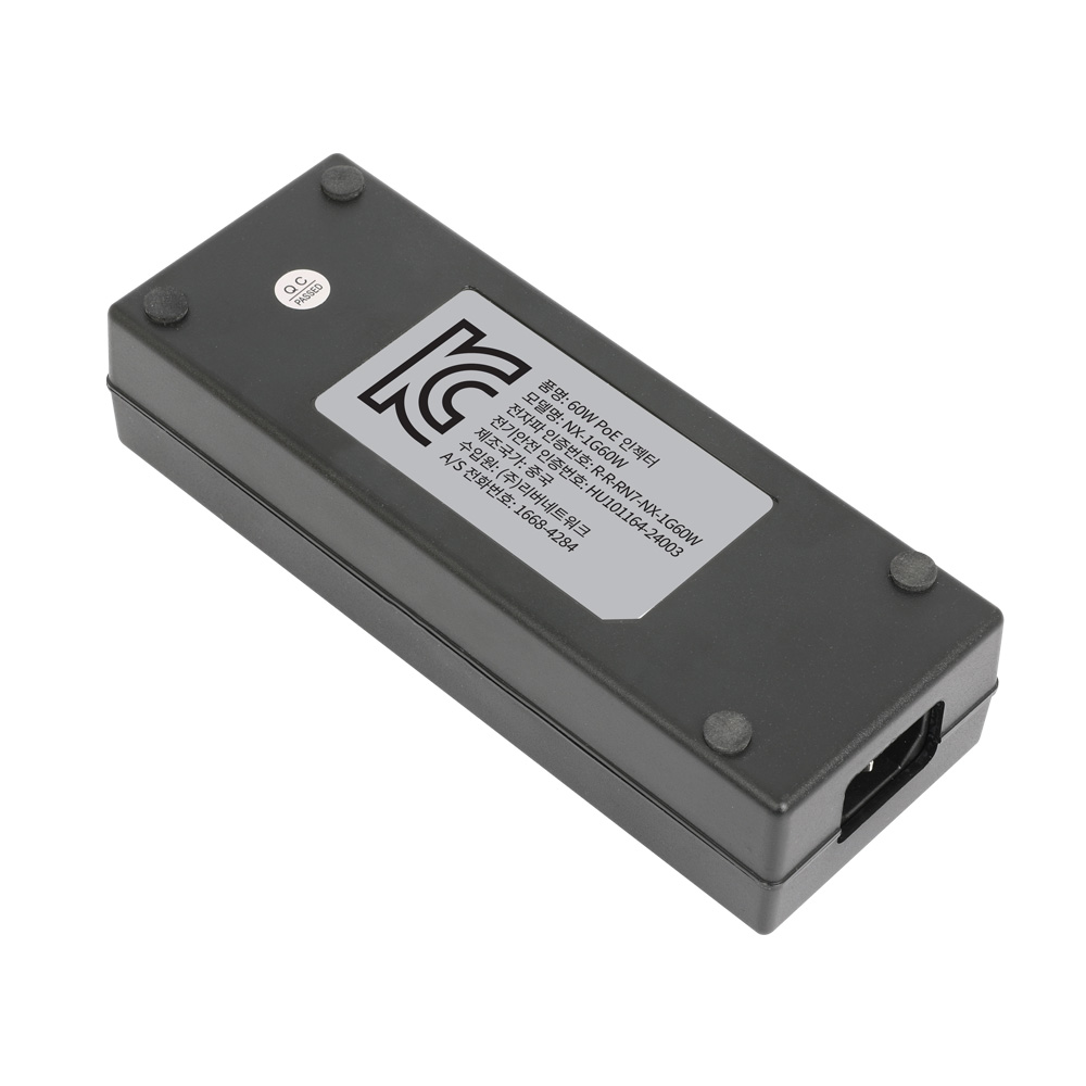 NX1408 60W PoE 인젝터(NX-1G60W)