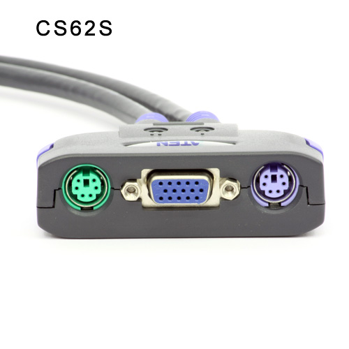 2포트 PS/2 KVM 스위치 CS62S
