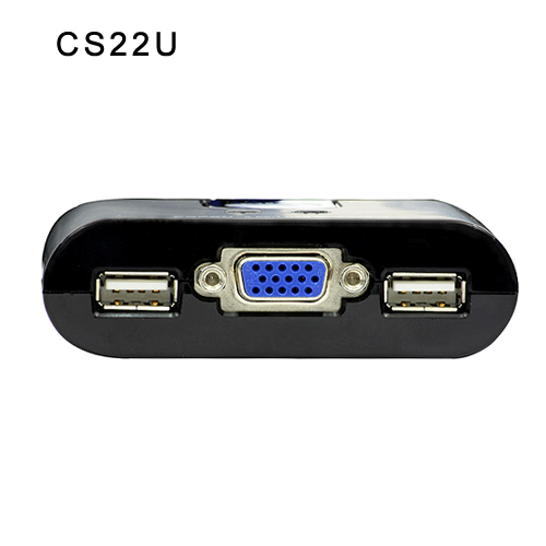 2포트 USB 케이블 KVM 스위치 CS22U