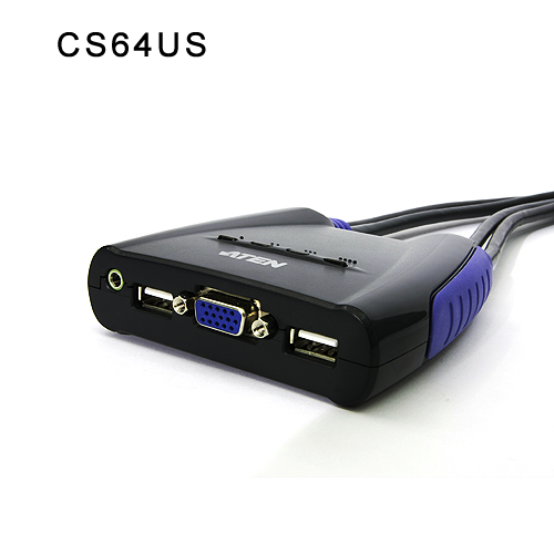 4포트 USB KVM 스위치 CS64US