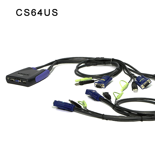 4포트 USB KVM 스위치 CS64US