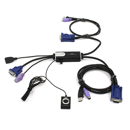 2포트 Hybrid KVM 스위치 CS52