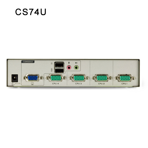 4포트 USB KVM 스위치 CS74U