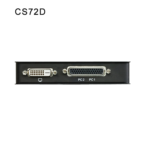 2포트 USB DVI KVM 스위치 CS72D