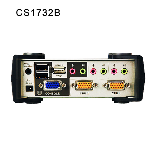 2포트 USB 2.0 KVM 스위치 CS1732B