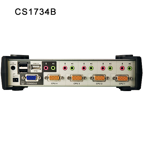4포트 USB 2.0 KVM 스위치 CS1734B