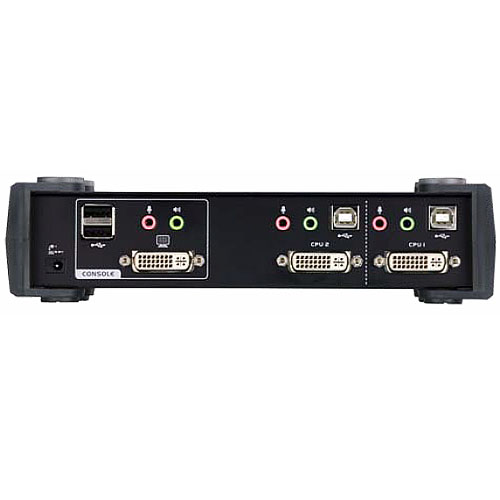 2포트 USB DVI KVMP 스위치 CS1762A