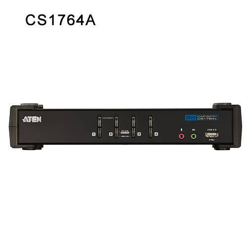 4포트 USB 2.0 DVI KVMP 스위치 CS1764A