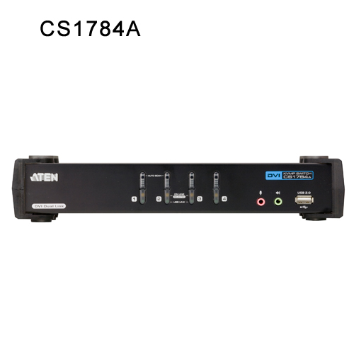 4포트 USB DVI 듀얼 링크 KVMP™ 스위치 CS1784A