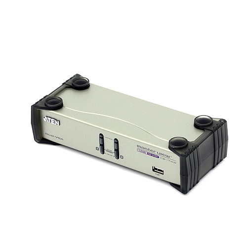 2포트 USB 듀얼뷰 KVMP™ 스위치 CS1742