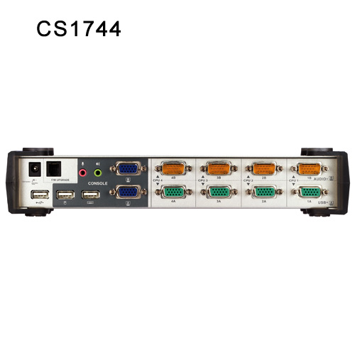 4포트 USB 듀얼뷰 KVMP™ 스위치 CS1744
