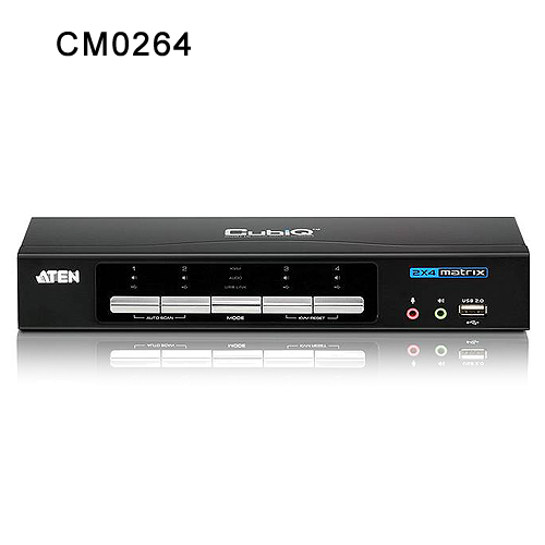 2x4 DVI-HDMI 매트릭스 KVMP™ 스위치 CM0264