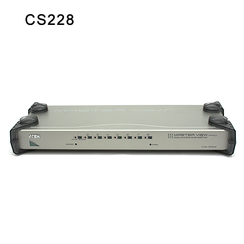 멀티 콘솔 8포트 PS/2 랙타입 KVM 스위치 CS228