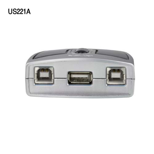 2포트 USB 선택기 스위치 US221A