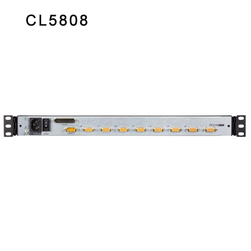 8포트 듀얼 레일 LCD KVM 스위치 CL5808