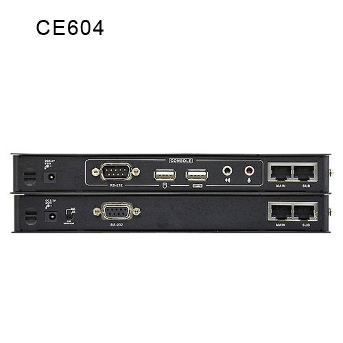 DVI 듀얼 뷰 KVM MAX 60M 연장기 CE604