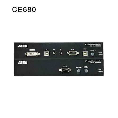 DVI KVM 광연장기 Single mode max 20km CE680