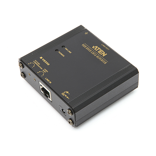VGA Over Cat 5 리피터 VE550