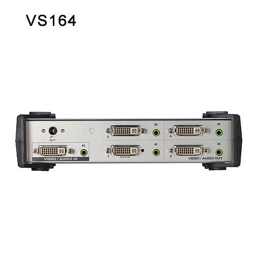 4포트 DVI 비디오 분배기 VS164