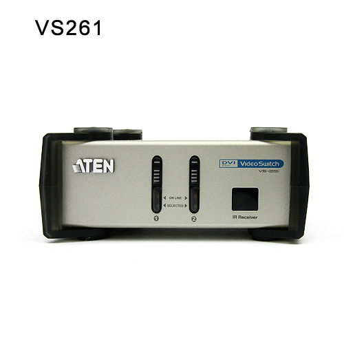 2포트 DVI 비디오 스위치 VS261