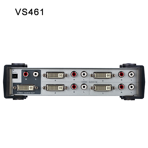 4포트 DVI 비디오 스위치 VS461