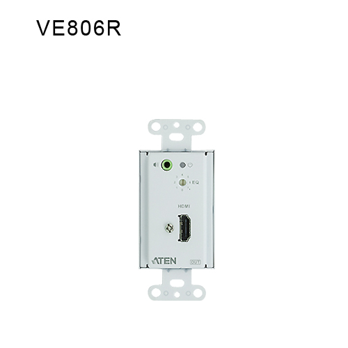 HDMI over Cat 5 월 플레이트형 연장기 VE806