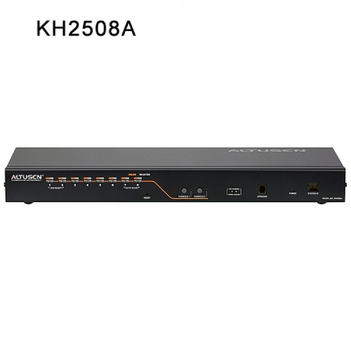 2-console 8 port Cat 5 High-Density KVM Switch