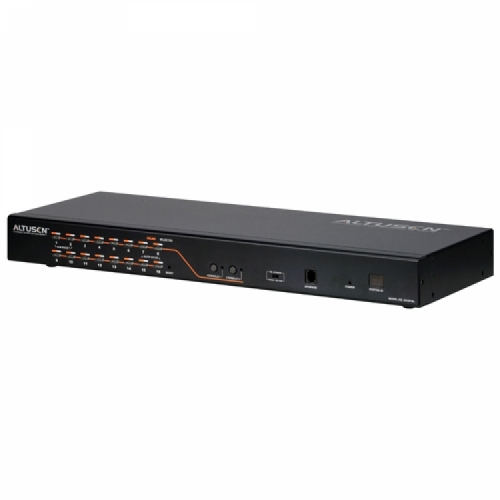 2-console 16 port Cat 5 High-Density KVM Switch