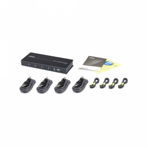 4-포트 USB 바운드리스 KM 스위치 CS724KM