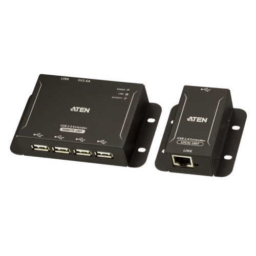 4-포트 USB 2.0 CAT 5 연장기 (최대 50m) UCE3250