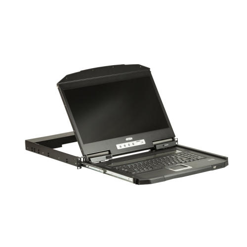 1U Ultra 숏 뎁스 싱글 레일 와이드스크린 LCD 콘솔 (USB / HDMI) CL3700NW