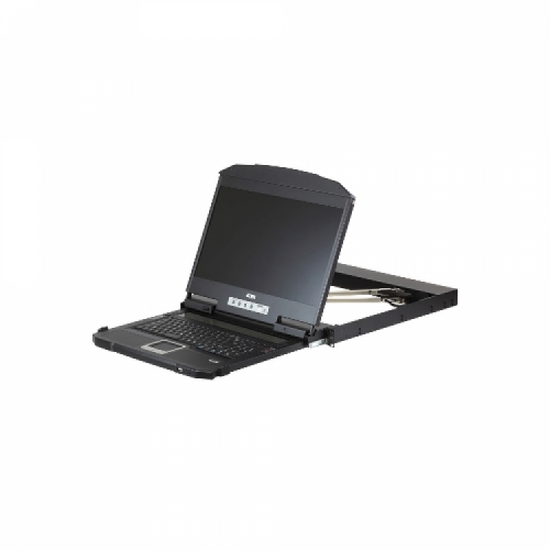 1U Ultra 숏 뎁스 듀얼 레일 와이드스크린 FHD LCD 콘솔 (USB / HDMI / DVI / VGA) CL3800NW