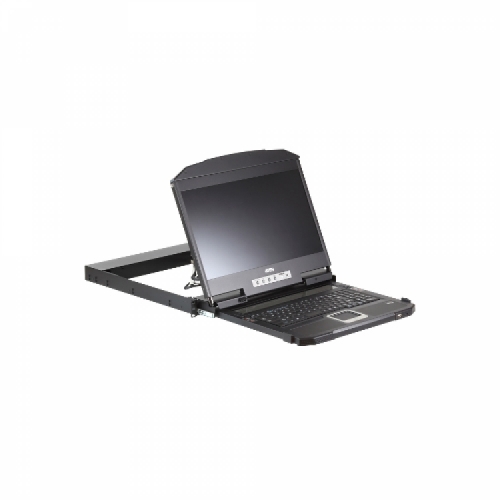 1U Ultra 숏 뎁스 듀얼 레일 와이드스크린 FHD LCD 콘솔 (USB / HDMI / DVI / VGA) CL3800NW