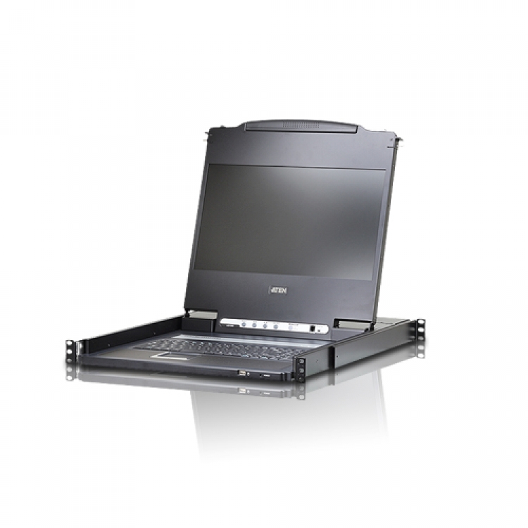 USB DVI 와이드스크린 Full HD LCD 콘솔