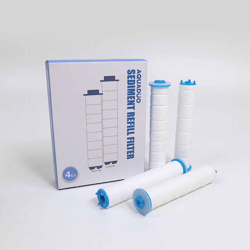 아쿠아듀오 SF-580/580VT 샤워기용 1차 리필필터 4개입