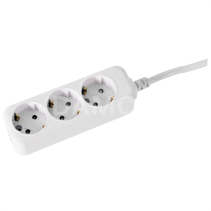 D-HM16-33 접지 3구 멀티코드 3m