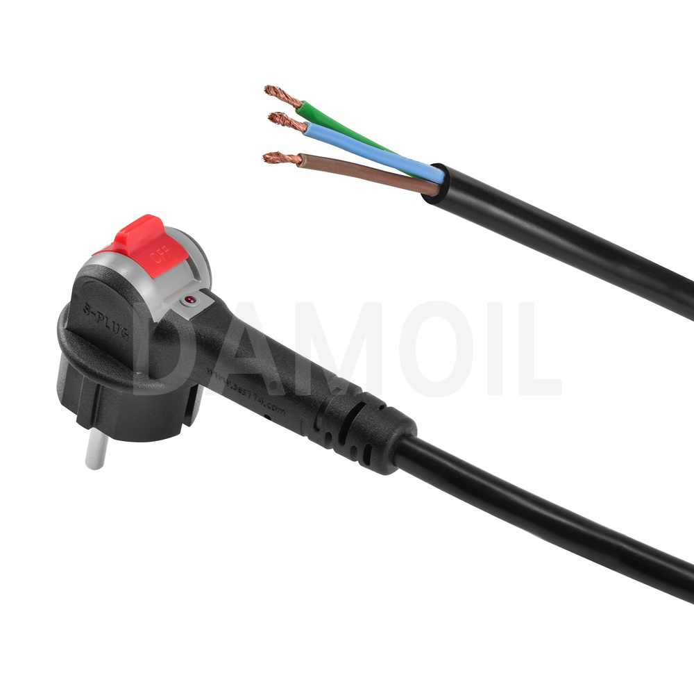 D-HD15B-SPC3 스위치플러그 파워코드 3M 블랙(1.5SQ)