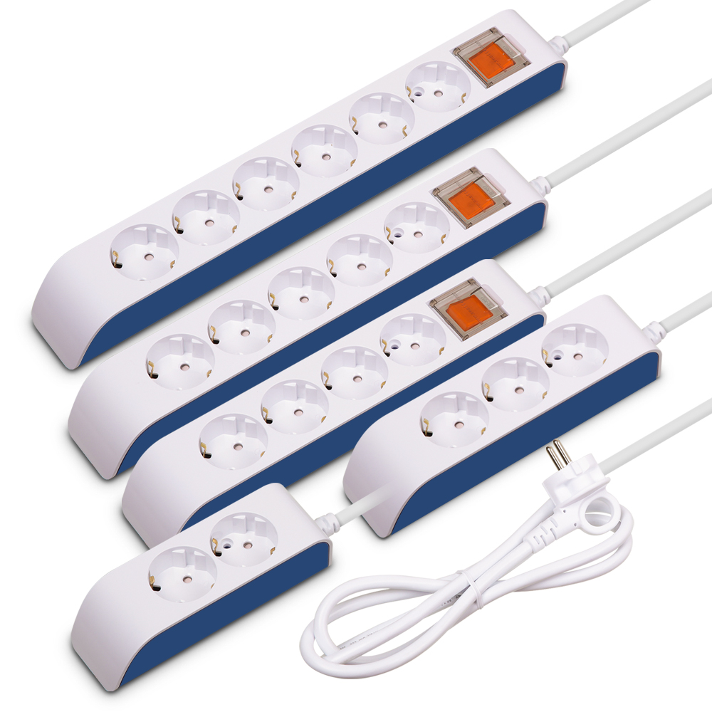 접지멀티탭 2구 10M 16A 국산 멀티콘센트 현대하이탭