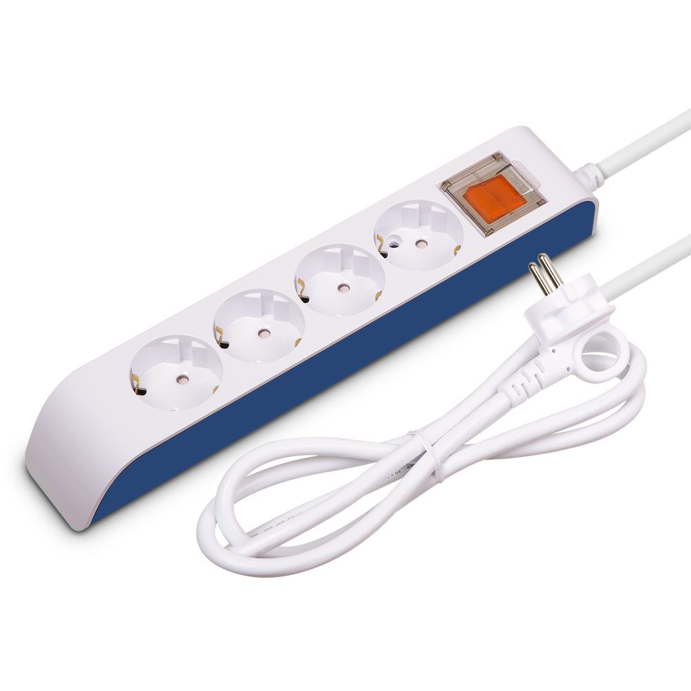 접지 멀티탭 4구 5M 16A 국산 멀티콘센트 현대 하이탭