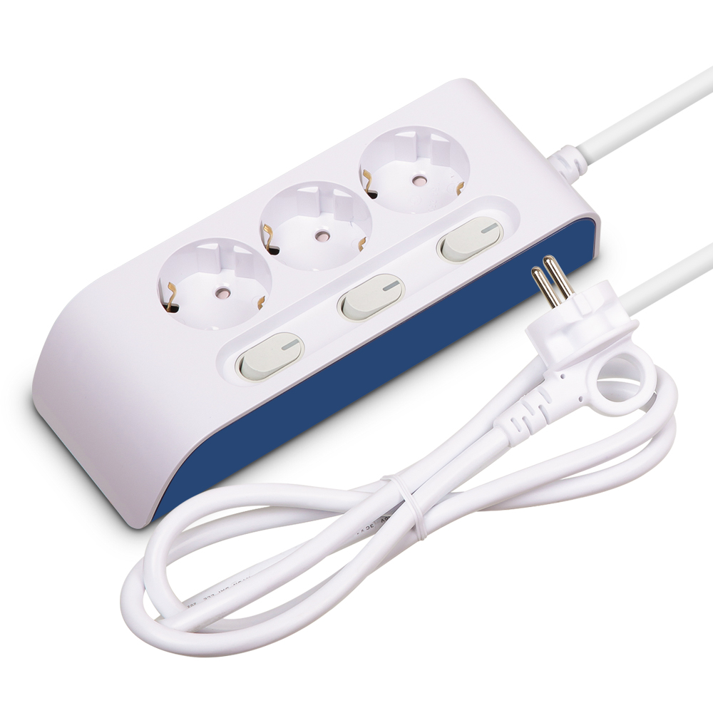 개별 멀티탭 3구 3M 16A 국산 멀티콘센트 현대 하이탭