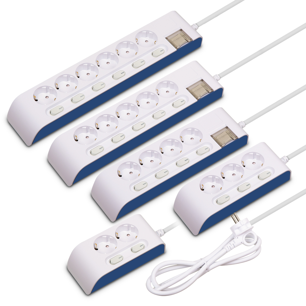 개별 멀티탭 3구 3M 16A 국산 멀티콘센트 현대 하이탭