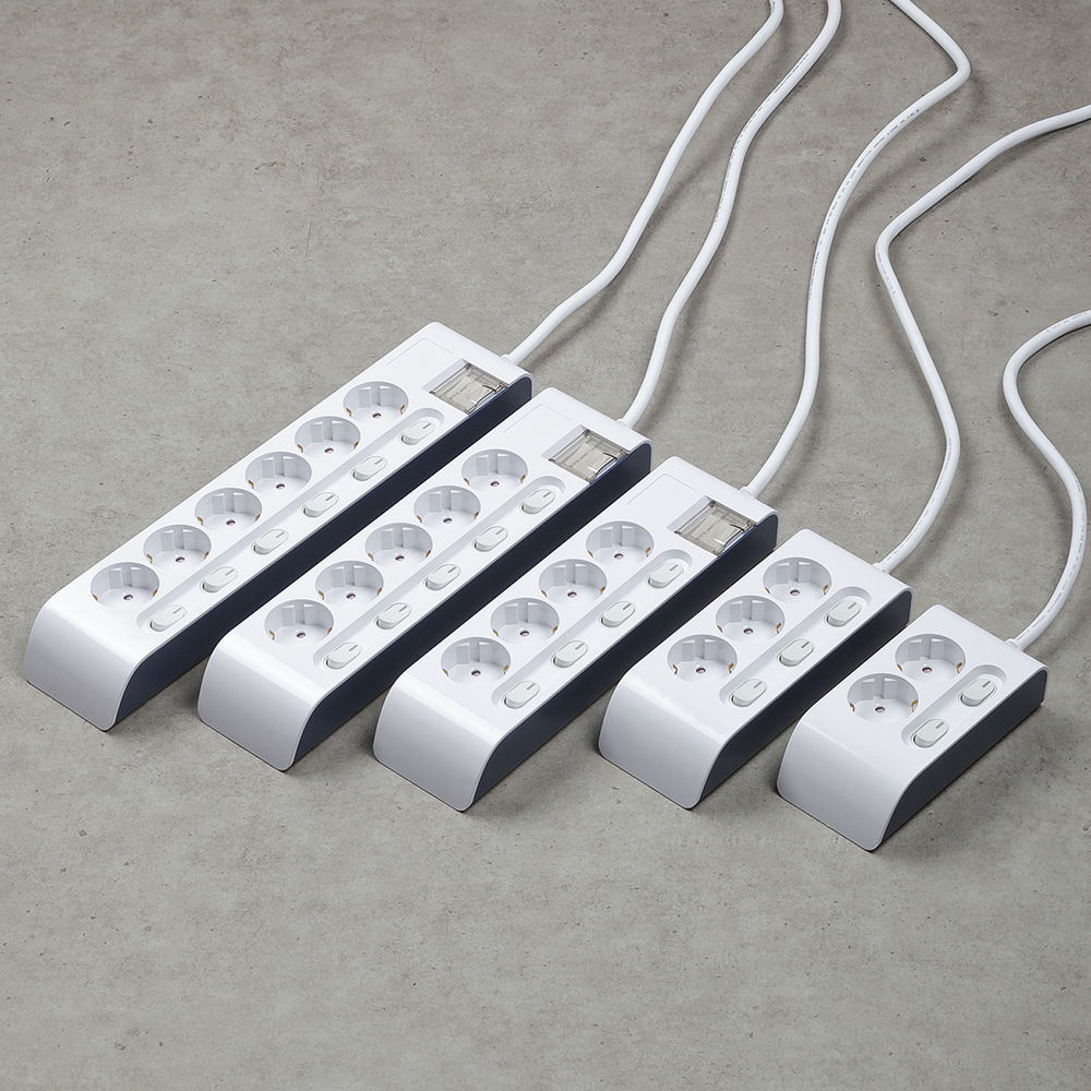 개별멀티탭 5구 1.5M 16A 국산 멀티콘센트 현대하이탭