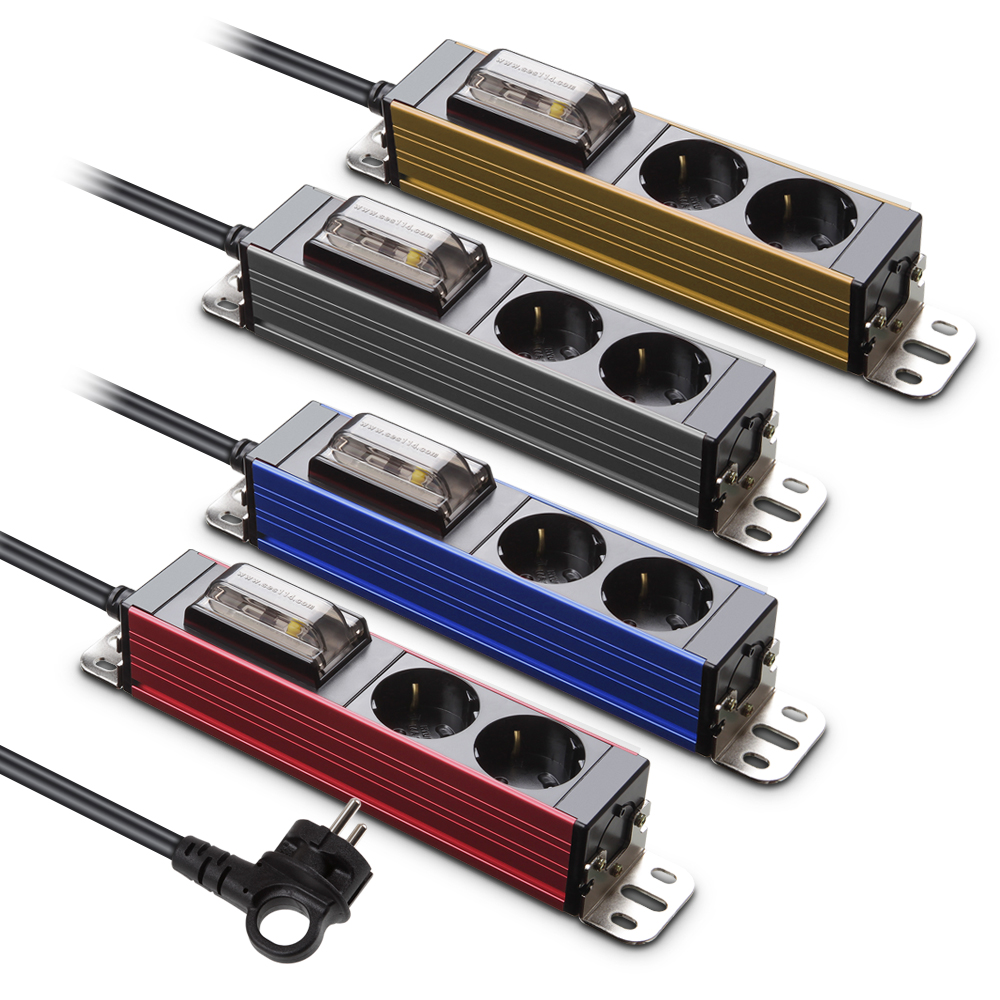 고용량 멀티탭 3구 1.5M 알루미늄 서버탭 티타늄  HDSVAL-GN315T