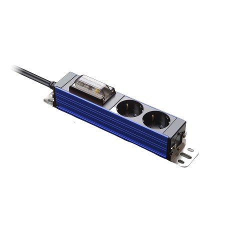 고용량 멀티탭 2구 1.5M 알루미늄 서버탭 블루  HDSVAL-GN215B